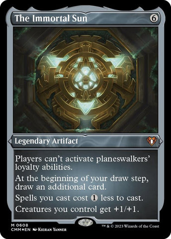 The Immortal Sun Foil Etched (Commander Masters)  - undefined