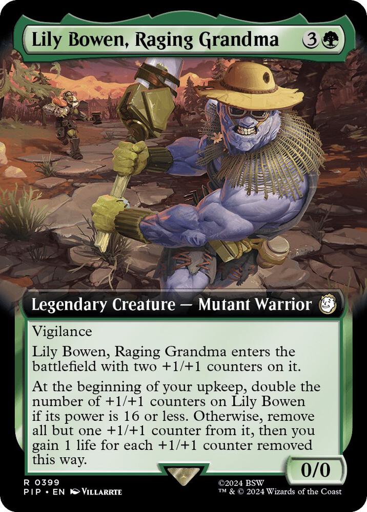 Lily Bowen, Raging Grandma 399/326 (Universes Beyond: Fallout)  - Extended Art Foil