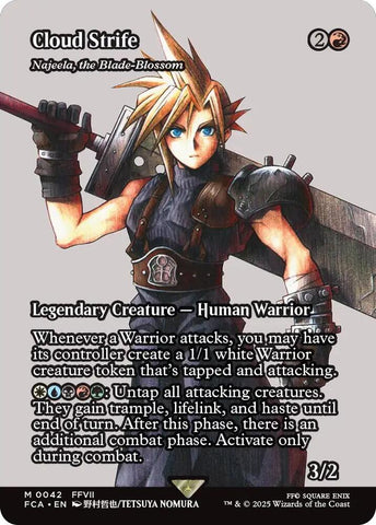 Cloud Strife Najeela the Blade Blossom Showcase (FINAL FANTASY: Through the Ages) 