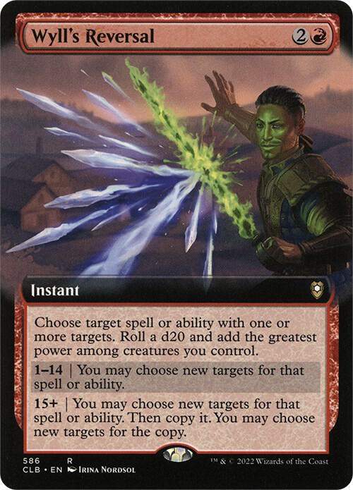 Wylls Reversal Extended Art (Commander Legends: Battle for Baldur's Gate) 