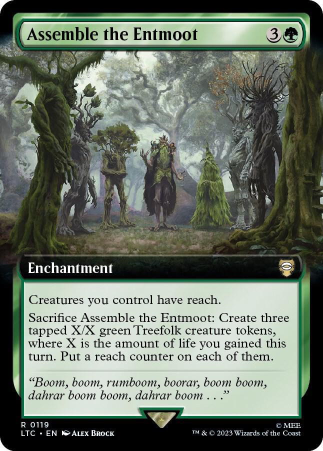 Assemble the Entmoot Extended Art (Commander: The Lord of the Rings: Tales of Middle-earth) 