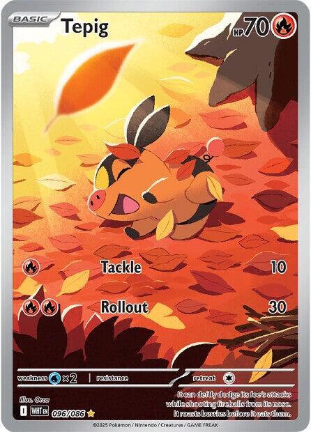 Tepig 096/086 (SV: White Flare)  - Holofoil