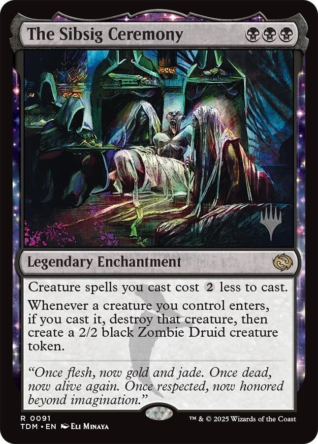 The Sibsig Ceremony (Promo Pack: Tarkir: Dragonstorm)  - Foil