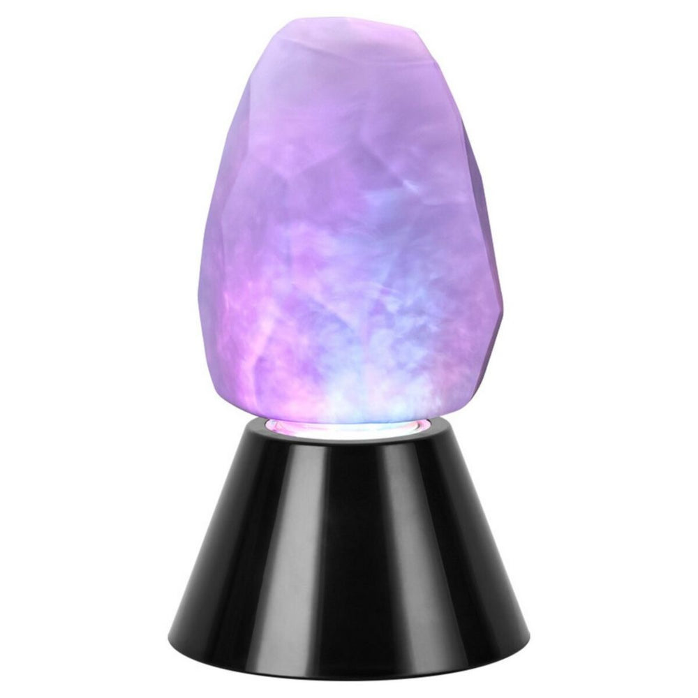 ENHANCE Tabletop Crystal Lamp - Portable Crystal Light - Swirling RGB Lighting Effect