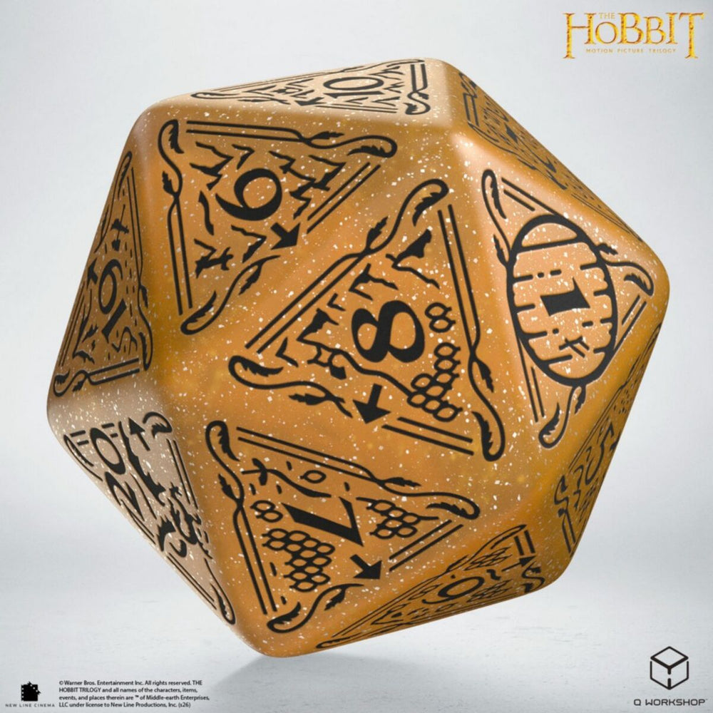 Q Workshop - The Hobbit Spindown D20 - Solaris TCG Jumbo Die