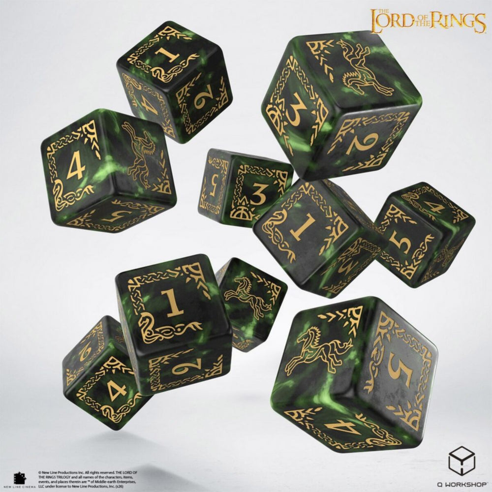 Q Workshop - The Lord of the Rings: Rohan 10xD6 Dice Set
