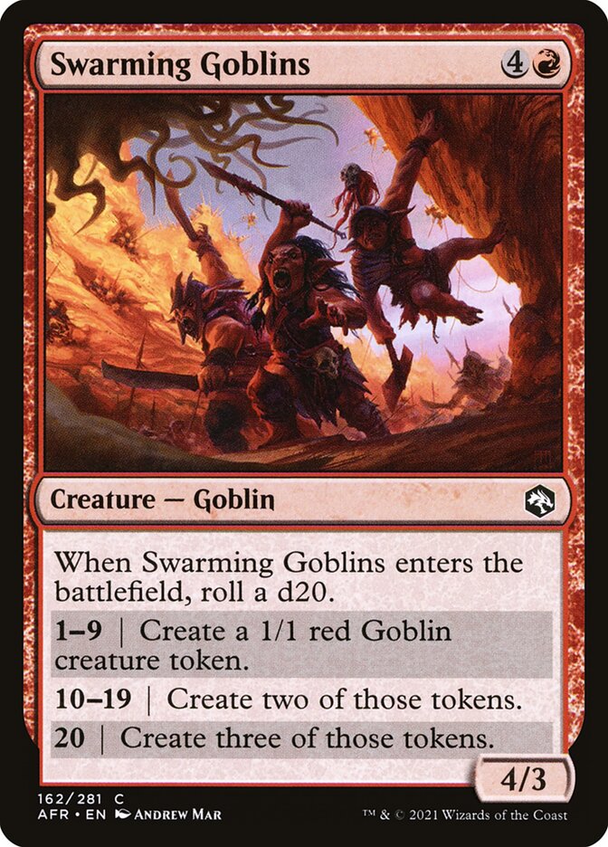 Swarming Goblins 162/281 (Adventures in the Forgotten Realms) 
