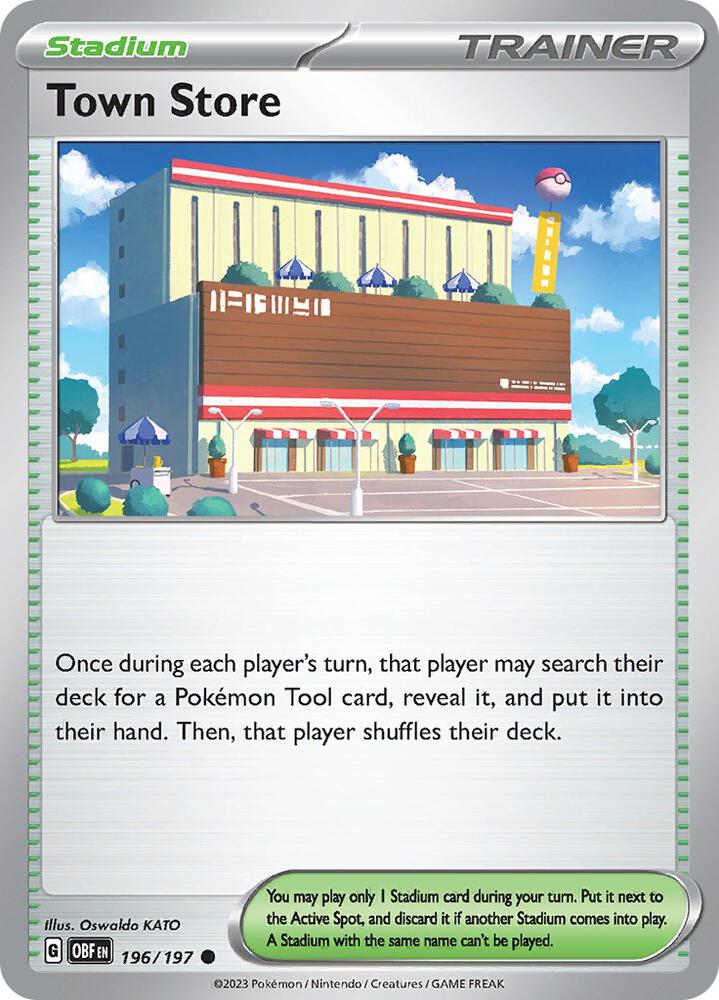 Town Store 196/197 (SV03: Obsidian Flames) 