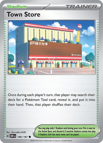 Town Store 196/197 (SV03: Obsidian Flames) 