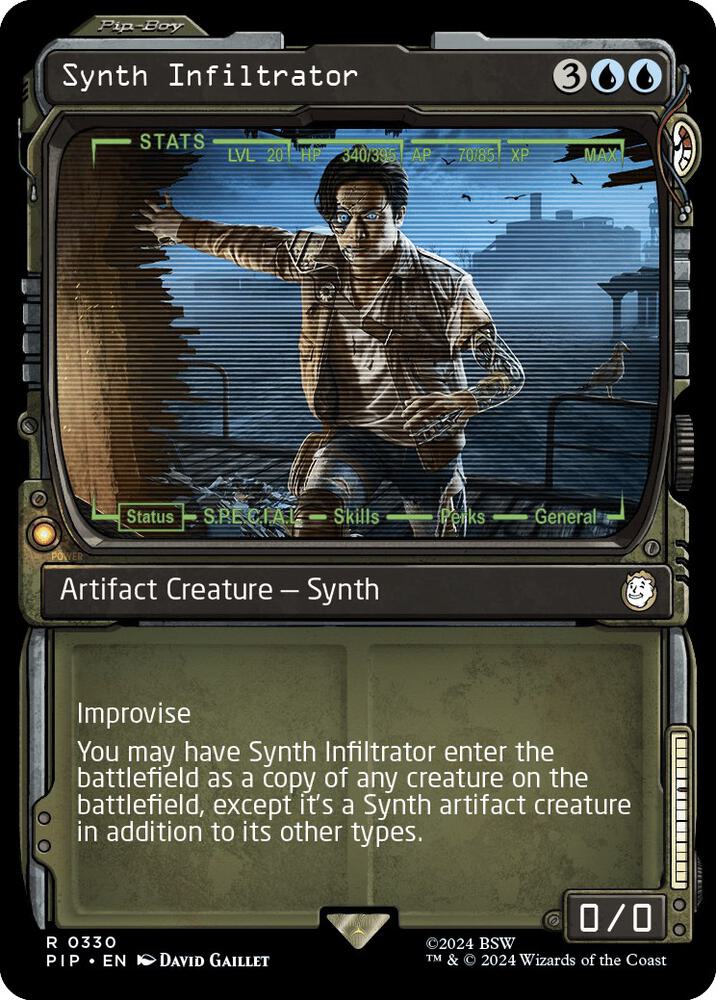 Synth Infiltrator 330/326 (Universes Beyond: Fallout)  - Showcase