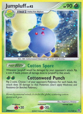 Jumpluff 11/132 (Secret Wonders)  - Holofoil