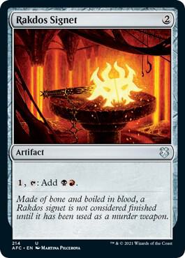 Rakdos Signet (Commander: Adventures in the Forgotten Realms) 