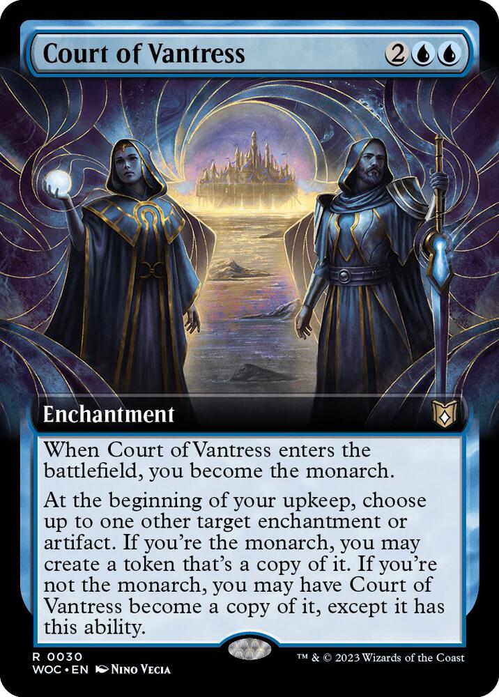 Court of Vantress Extended Art (Commander: Wilds of Eldraine) 