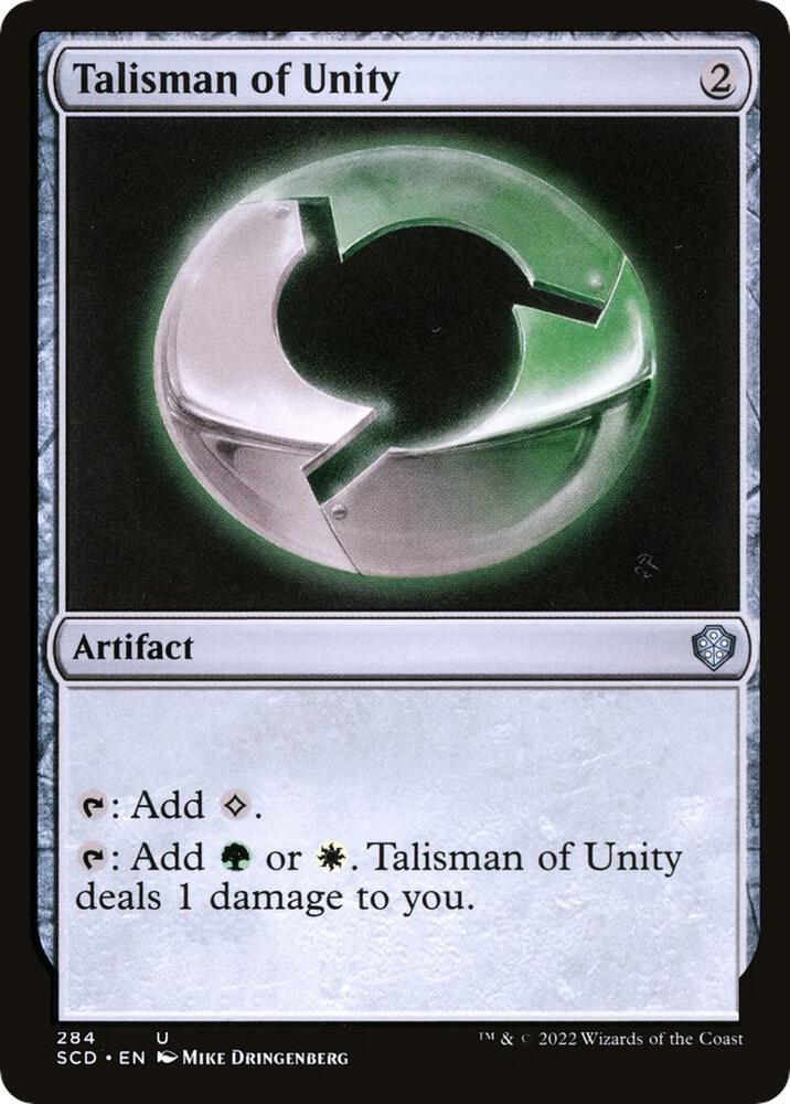 Talisman of Unity 284/352 (Starter Commander Decks) 