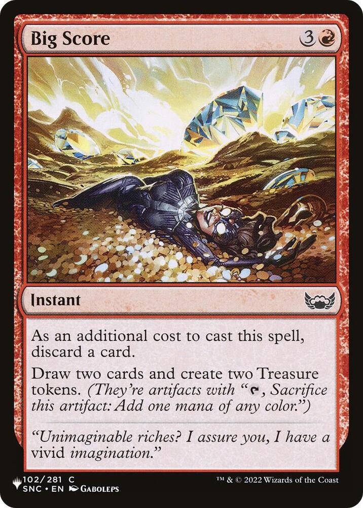 Big Score (The List Reprints) 