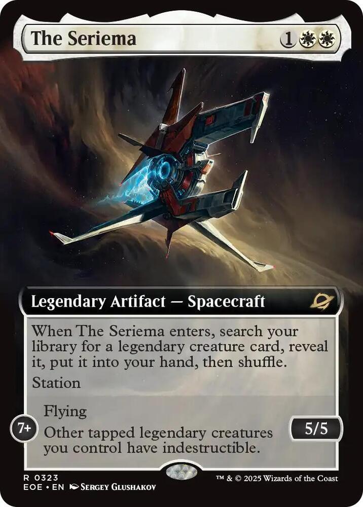The Seriema Extended Art (Edge of Eternities)  - Foil