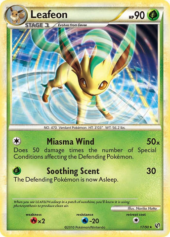 Leafeon 17/90 (Undaunted) 
