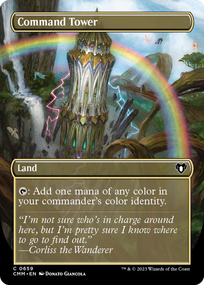Command Tower Borderless (Commander Masters) 