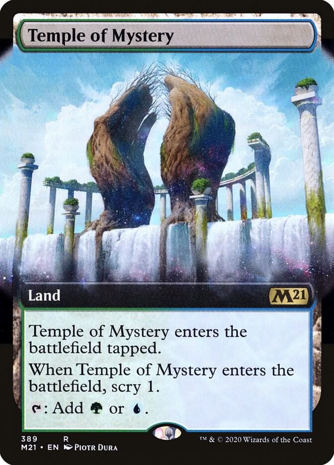 Temple of Mystery Extended Art (Core Set 2021) 