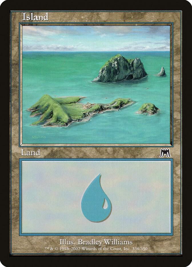 Island 336 (Onslaught)  - Foil