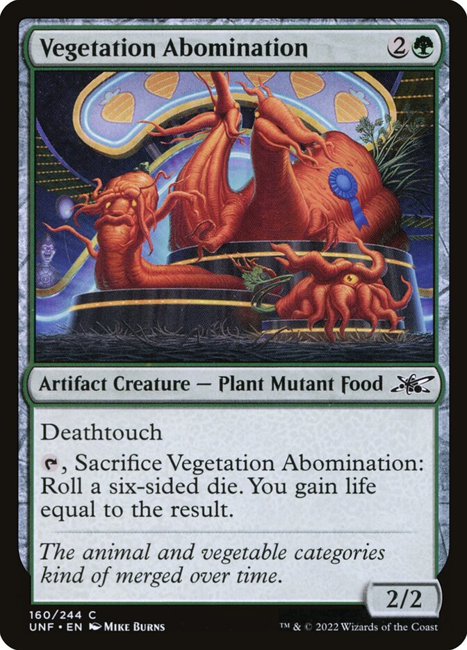 Vegetation Abomination 160/244 (Unfinity)  - Foil