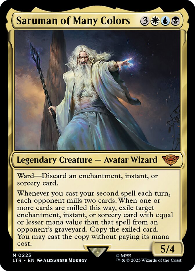 Saruman of Many Colors (Universes Beyond: The Lord of the Rings: Tales of Middle-earth)  - Foil