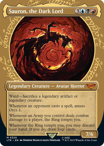 Sauron the Dark Lord Showcase (Universes Beyond: The Lord of the Rings: Tales of Middle-earth) 