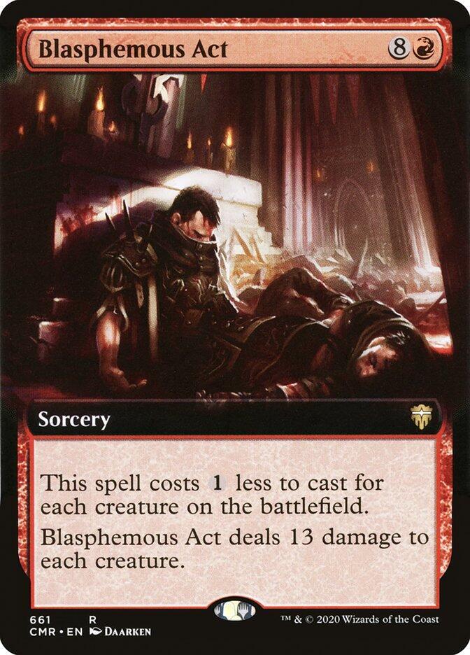 Blasphemous Act 661 (Commander Legends)  - Extended Art