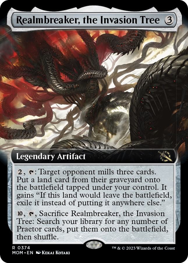 Realmbreaker the Invasion Tree Extended Art (March of the Machine)  - Foil