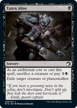 Eaten Alive 99 (Innistrad: Midnight Hunt) 