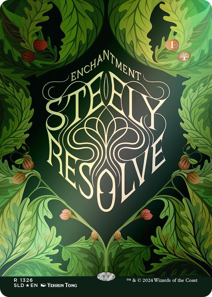Steely Resolve 1326 (Secret Lair Drop Series)  - Borderless Foil