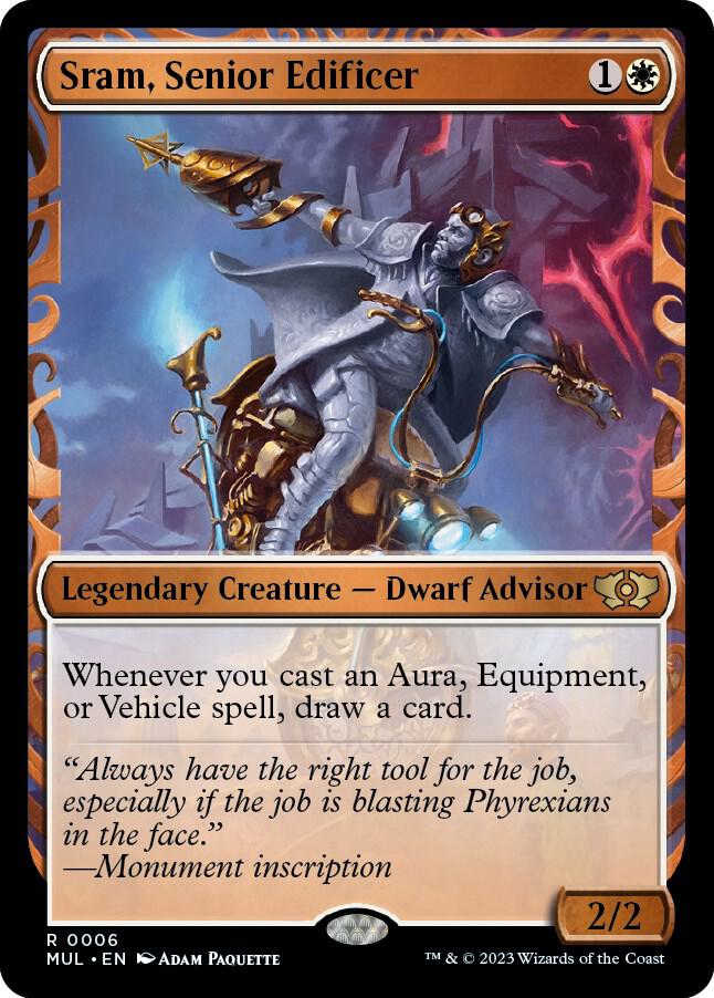 Sram Senior Edificer (March of the Machine: Multiverse Legends)  - Foil