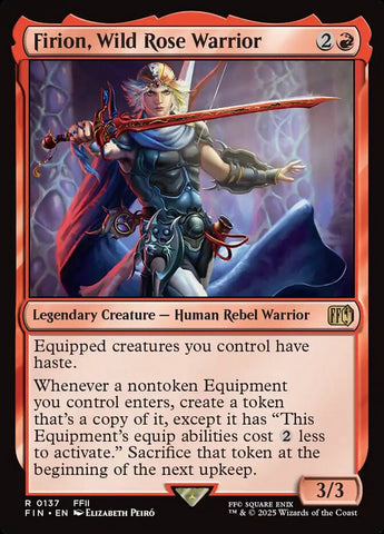 Firion, Wild Rose Warrior 137 (FINAL FANTASY)  - Foil