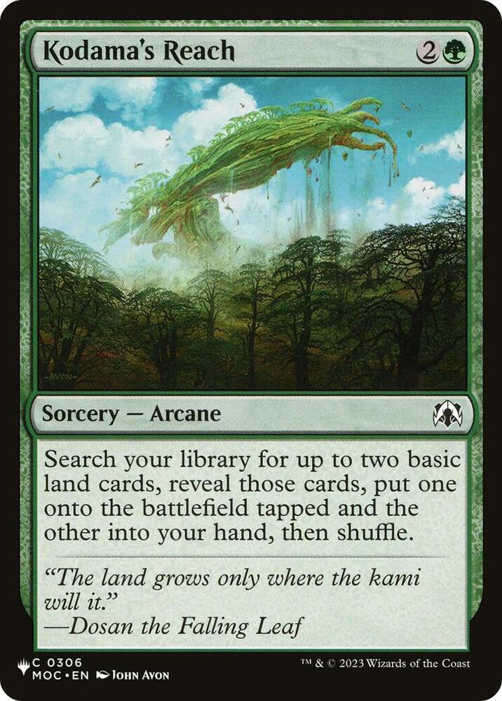 Kodamas Reach (The List Reprints) 