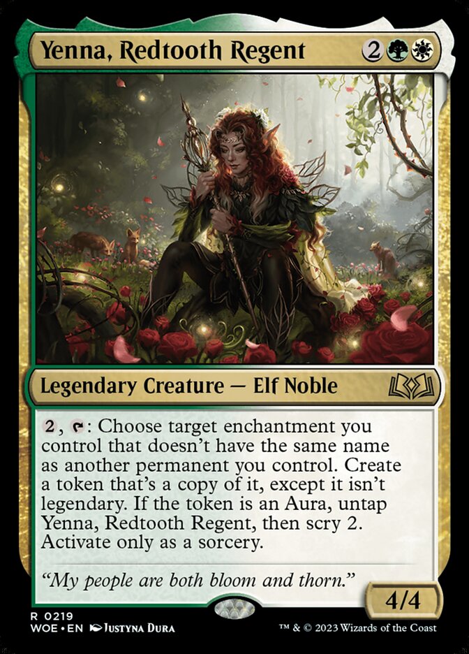 Yenna, Redtooth Regent (Wilds of Eldraine)  - Foil