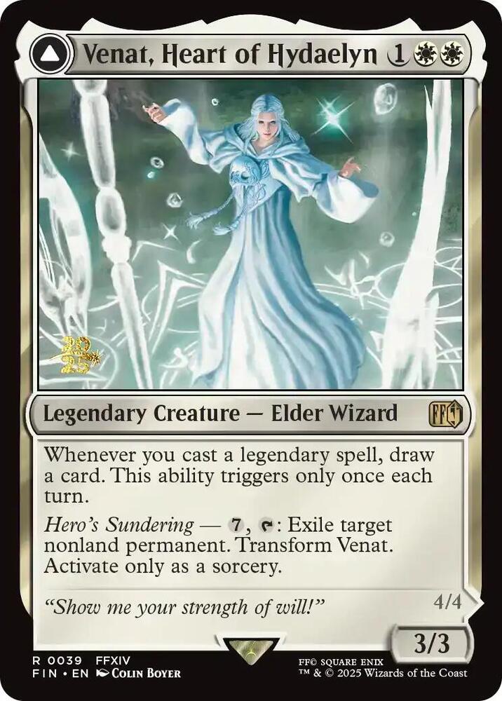 Venat Heart of Hydaelyn (Prerelease Cards)  - Foil