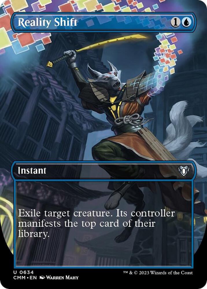 Reality Shift Borderless (Commander Masters)  - Foil