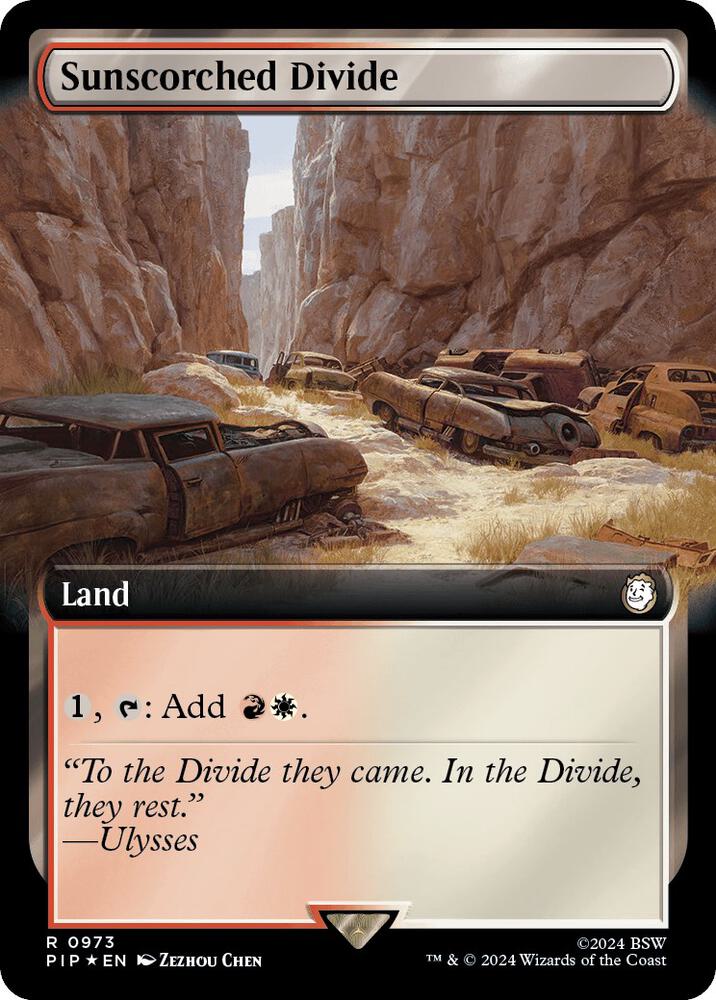 Sunscorched Divide Extended Art Surge Foil (Universes Beyond: Fallout)  - Foil