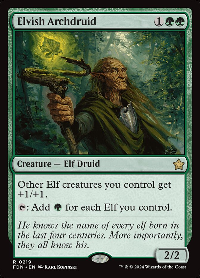 Elvish Archdruid 219 (Foundations) 