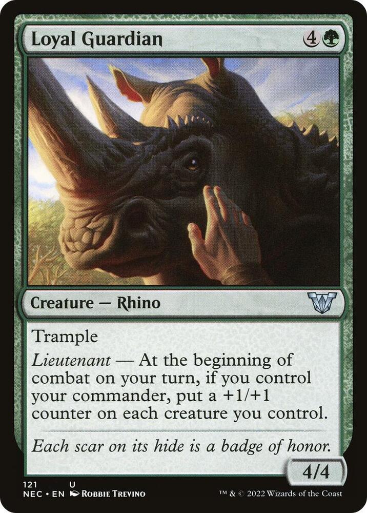 Loyal Guardian 121 (Commander: Kamigawa: Neon Dynasty) 