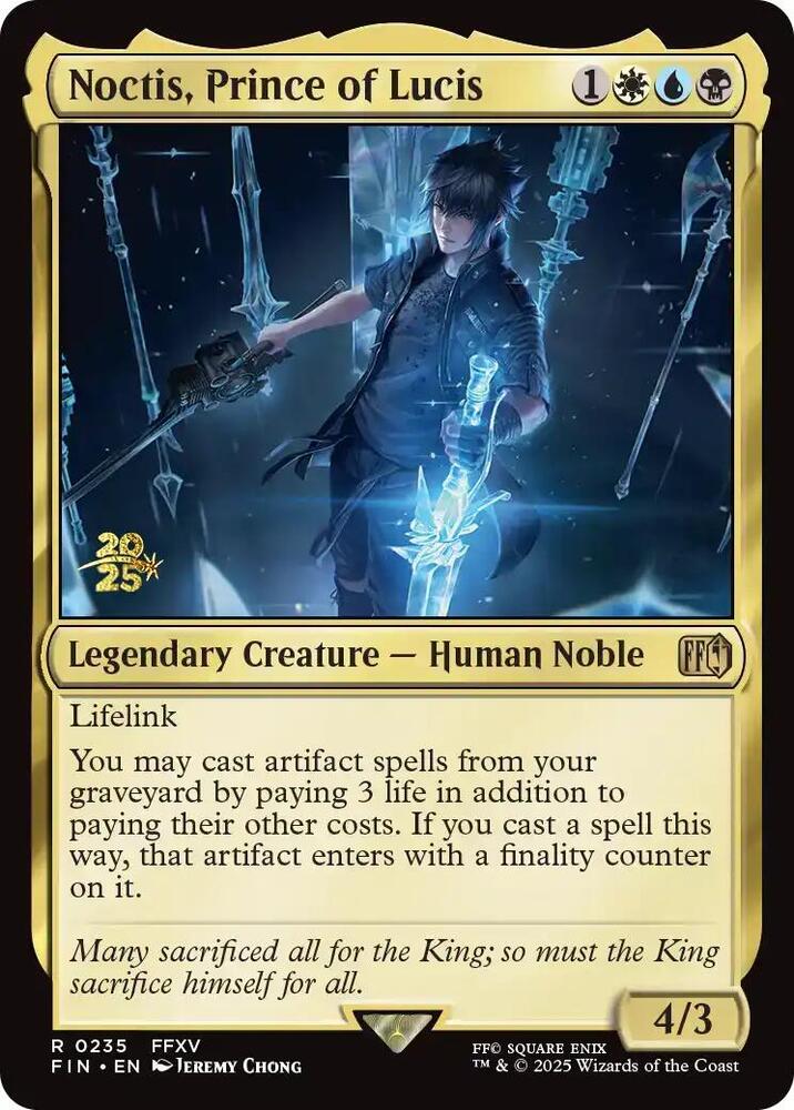Noctis Prince of Lucis (Prerelease Cards)  - Foil