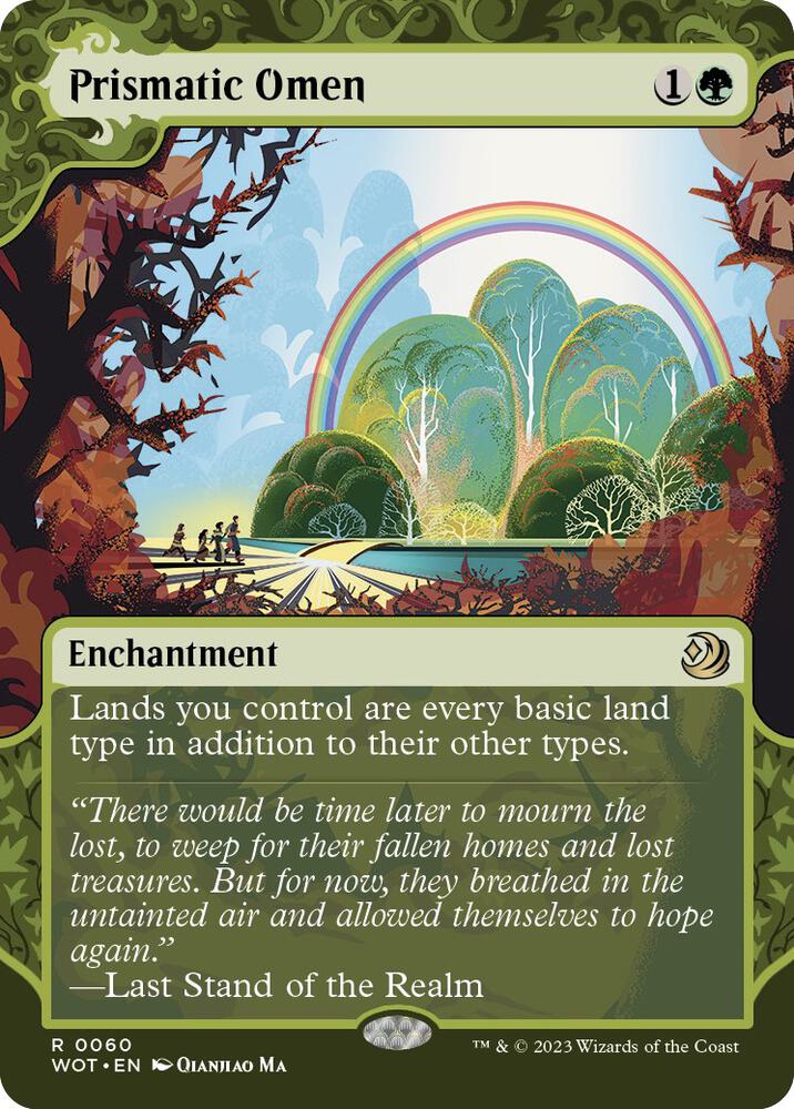 Prismatic Omen 60 (Wilds of Eldraine: Enchanting Tales) 