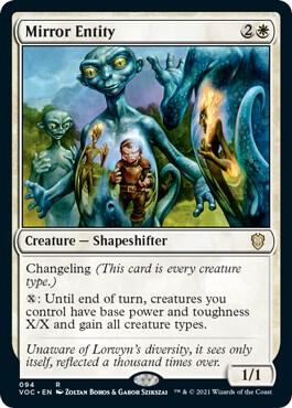 Mirror Entity (Commander: Innistrad: Crimson Vow) 