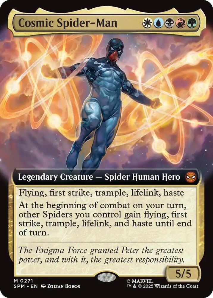 Cosmic Spider Man Extended Art (Marvel's Spider-Man) 