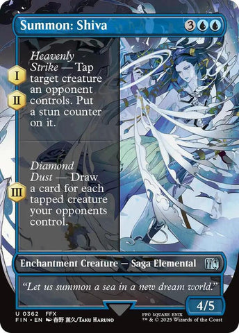 Summon Shiva Borderless (FINAL FANTASY)  - Foil