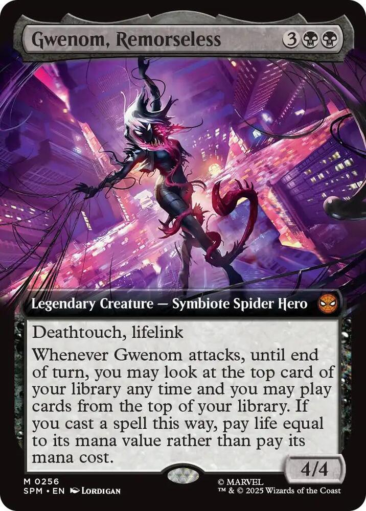 Gwenom Remorseless Extended Art (Marvel's Spider-Man)  - Foil