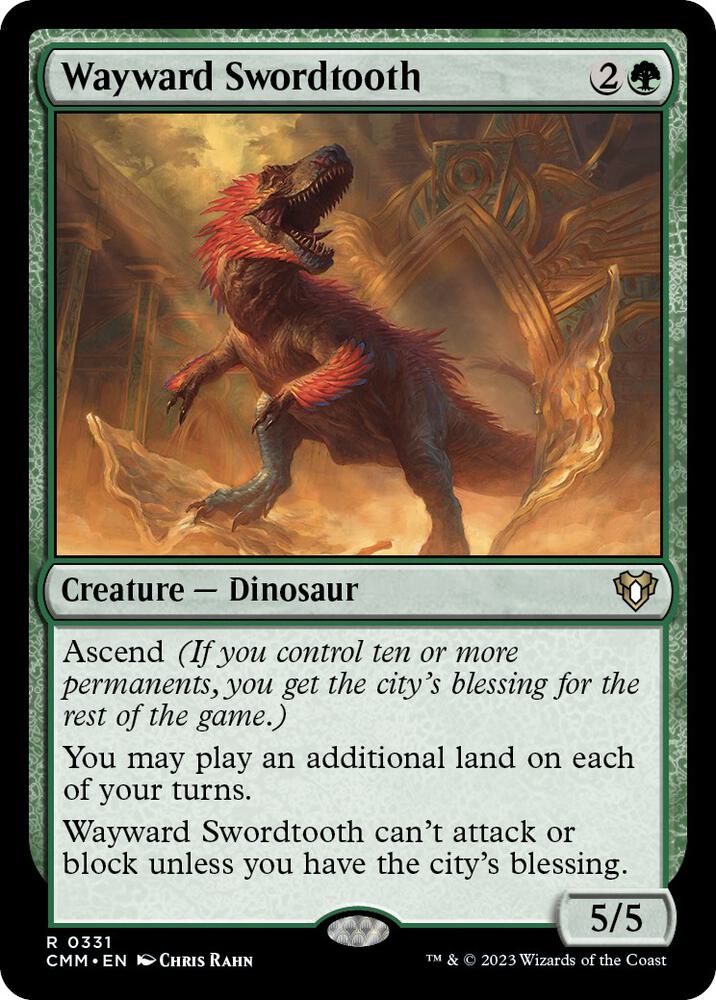 Wayward Swordtooth 331/451 (Commander Masters) 