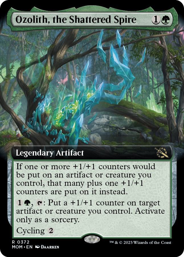 Ozolith, the Shattered Spire 372 (March of the Machine)  - Extended Art