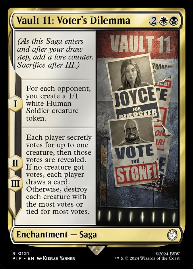 Vault 11: Voter's Dilemma (Universes Beyond: Fallout)  - Foil