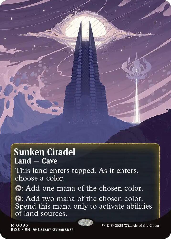 Sunken Citadel 0086 Borderless (Edge of Eternities: Stellar Sights) 